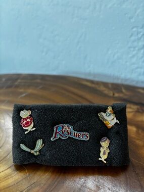 The Rescuers Enamel Pin Set